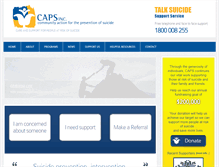 Tablet Screenshot of caps.org.au